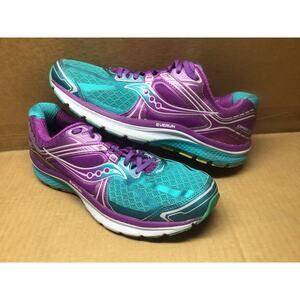 Saucony Omni 15 EVERUN Running Shoes Women's 12 / Men's 10.5 Teal & Purple